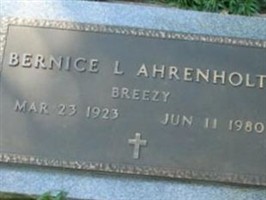Bernice L "BREEZY" Ahrenholtz Bernice L "BREEZY" Ahrenholtz