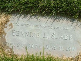 Bernice L. Slade