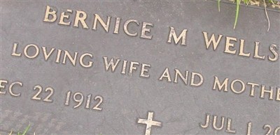 Bernice Margaret Butler Wells Bernice Margaret Butler Wells
