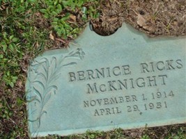Bernice Ricks McKnight
