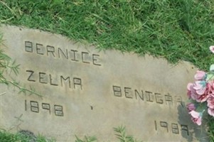Bernice Zelma Benigar Bernice Zelma Benigar