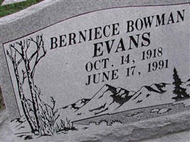 Berniece Bowman Evans Berniece Bowman Evans