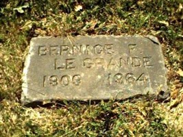 Berniece Florence Sigman LeGrande Berniece Florence Sigman LeGrande