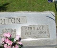Berniece Gertrude Garner Cotton Berniece Gertrude Garner Cotton