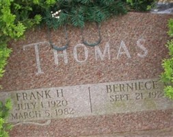 Berniece V Thomas Berniece V Thomas