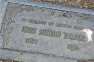 Bert Milton Wilson Bert Milton Wilson