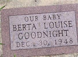 Berta Louise Goodnight