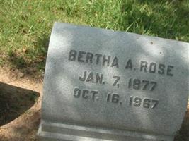 Bertha A Rose