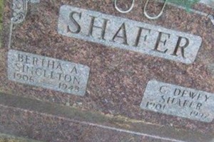 Bertha A. Singleton Shafer Bertha A. Singleton Shafer