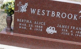 Bertha Alice Westbrook