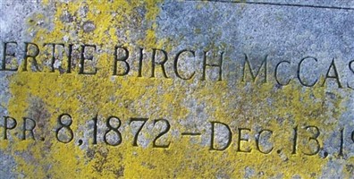 Bertha Ann Birch McCaslin