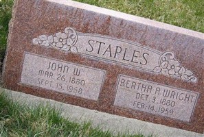 Bertha Ann Wright Staples