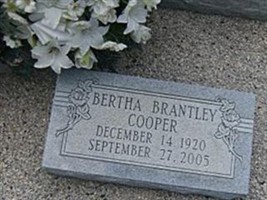 Bertha Brantley Cooper Bertha Brantley Cooper