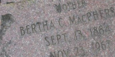 Bertha C. MacPherson Bertha C. MacPherson