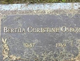 Bertha Christine Osborne Bertha Christine Osborne