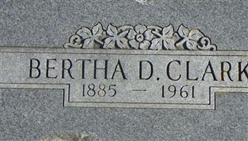 Bertha D Clark