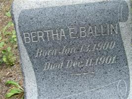Bertha E. Ballin