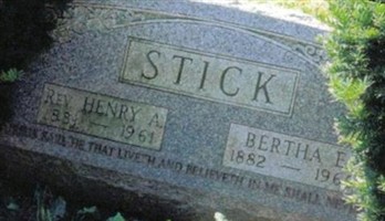 Bertha E Hasenpflug Stick Bertha E Hasenpflug Stick