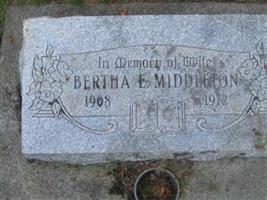 Bertha E Middleton