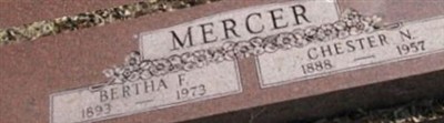 Bertha F Mercer