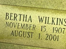 Bertha Gertrude Wilkins Weems Bertha Gertrude Wilkins Weems