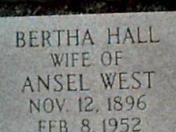 Bertha Hall West