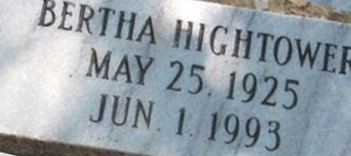 Bertha Hightower Bertha Hightower