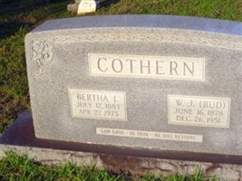 Bertha I Cothern Bertha I Cothern