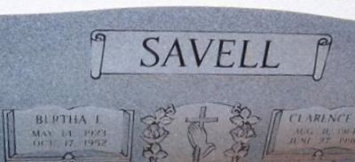 Bertha Irene Nelms Savell