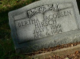 Bertha Jacobsen Hirsch Bertha Jacobsen Hirsch