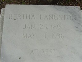 Bertha Langston