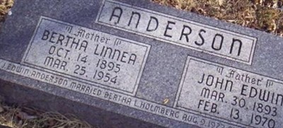 Bertha Linnea Holmberg Anderson Bertha Linnea Holmberg Anderson