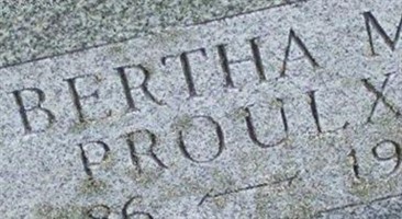 Bertha M Proulx Bertha M Proulx