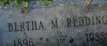 Bertha M Redding