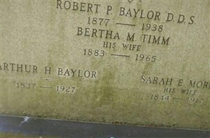 Bertha M Timm Baylor