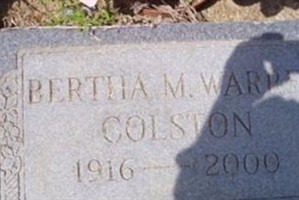 Bertha M Warren Colston