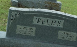 Bertha M. Weems Bertha M. Weems