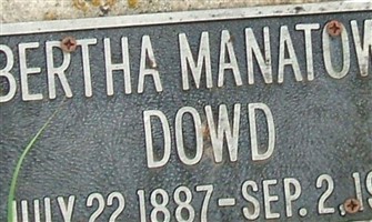 Bertha Manatowa Dowd