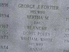 Bertha Marie White Fortier