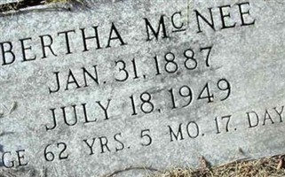 Bertha McNee Bertha McNee