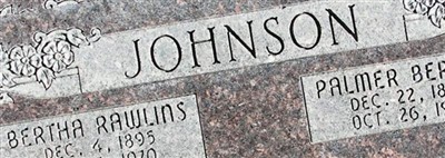 Bertha Orgill Rawlins Johnson Bertha Orgill Rawlins Johnson