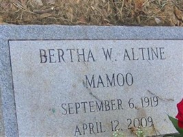 Bertha Orie Wright Altine Bertha Orie Wright Altine