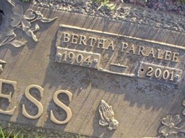 Bertha Paralee Burgess
