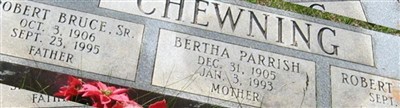 Bertha Parrish Chewning Bertha Parrish Chewning