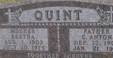Bertha Quint Bertha Quint