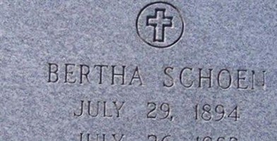 Bertha Schoen