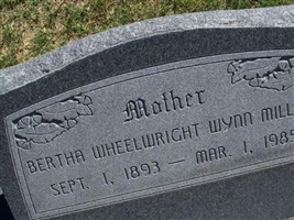 Bertha Wheelwright Miller Bertha Wheelwright Miller