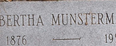 Bertha Witte Munsterman Bertha Witte Munsterman
