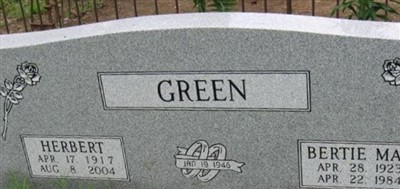 Bertie Mae Green Bertie Mae Green