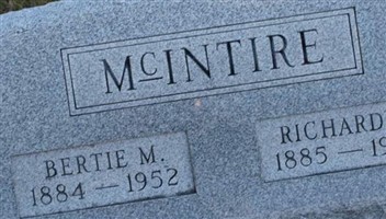 Bertie May Foster McIntire Bertie May Foster McIntire